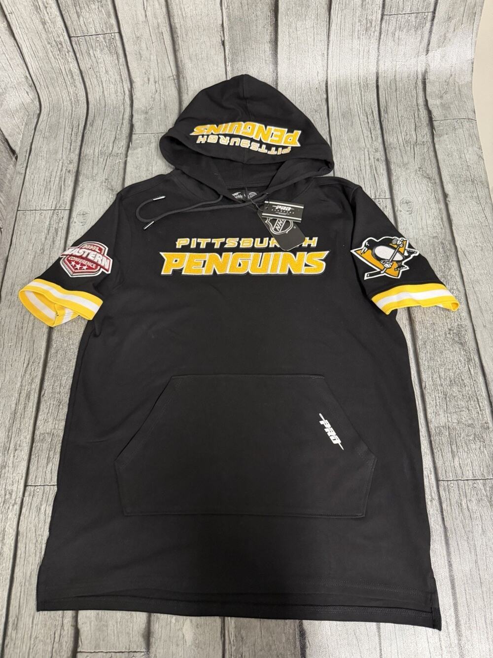 NWT Men’s Pittsburgh Penguins Pro Standard SS Hoodie Black Large Patches